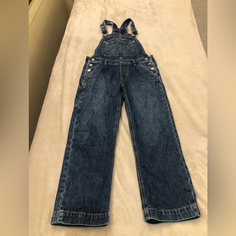 Gap Teen Wide leg Jean Overalls - size medium, worn once